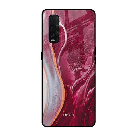 Crimson Ruby Glossy Case for Oppo Find X2