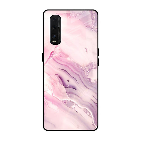 Diamond Pink Gradient Glossy Case For Oppo Find X2