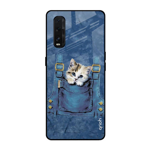 Kitty In Pocket Glossy Case For Oppo Find X2