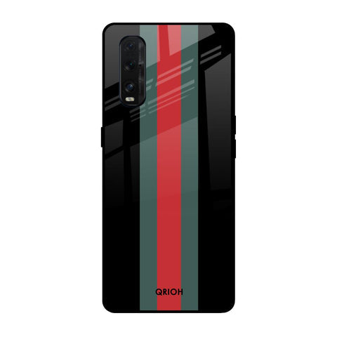 Vertical Stripes Glossy Case for Oppo Find X2