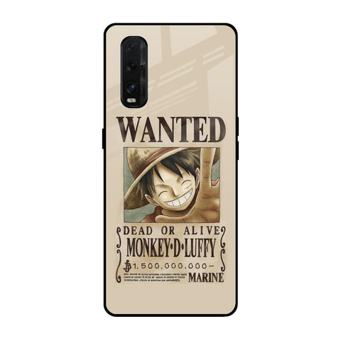 Luffy Wanted Glossy Case for Oppo Find X2
