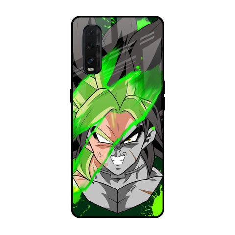 Anime Green Splash Glossy Case for Oppo Find X2