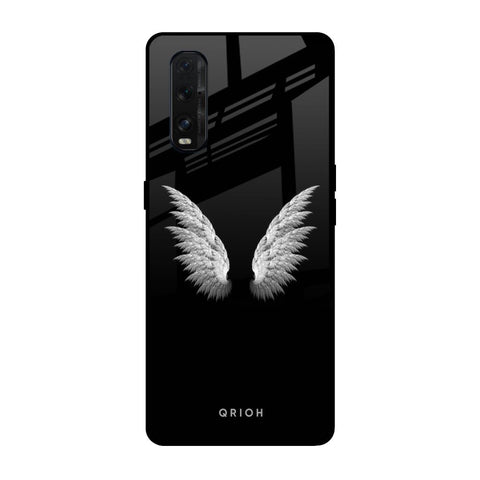 White Angel Wings Glossy Case for Oppo Find X2