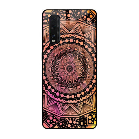 Floral Mandala Glossy Case for Oppo Find X2