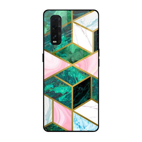 Seamless Green Marble Glossy Case for Oppo Find X2