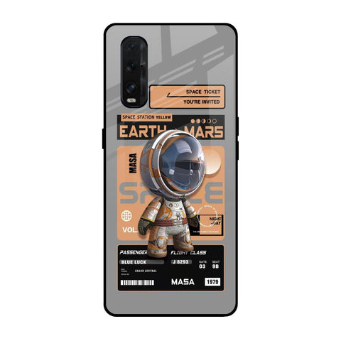 Space Ticket Glossy Case for Oppo Find X2