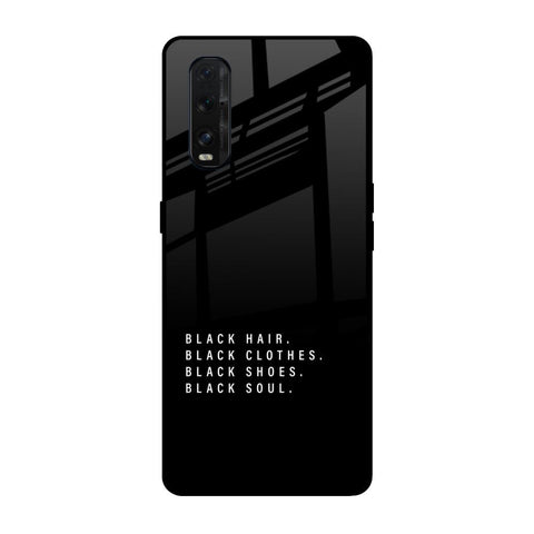 Black Soul Glossy Case for Oppo Find X2