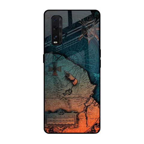 Geographical Map Glossy Case for Oppo Find X2