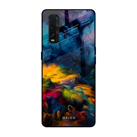 Multicolor Oil Painting Glossy Case for Oppo Find X2