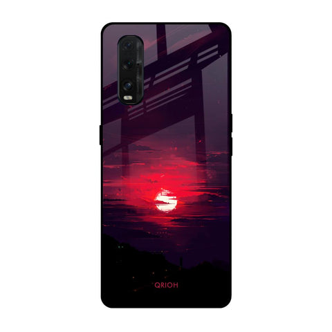 Morning Red Sky Glossy Case For Oppo Find X2