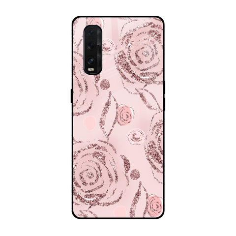 Shimmer Roses Glossy case for Oppo Find X2