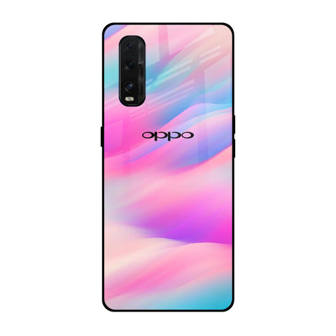 Colorful Waves Glossy case for Oppo Find X2