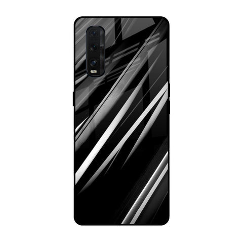 Black & Grey Gradient Glossy Case For Oppo Find X2