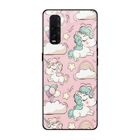 Balloon Unicorn Glossy case for Oppo Find X2