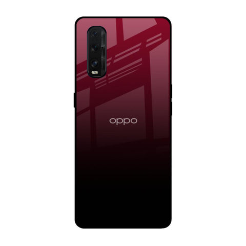 Wine Red Glossy Case For Oppo Find X2