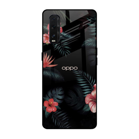 Tropical Art Flower Glossy Case for Oppo Find X2