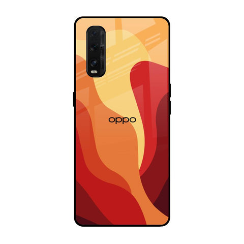 Magma Color Pattern Glossy Case for Oppo Find X2