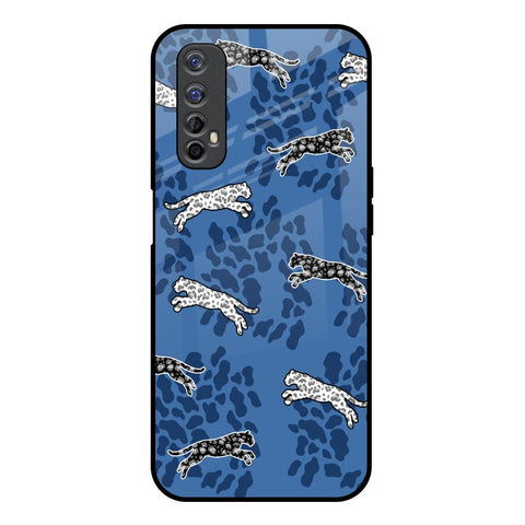 Blue Cheetah Glossy Case for Realme 7