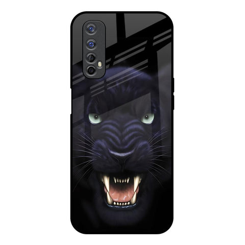 Angry Black Leopard Glossy Case for Realme 7