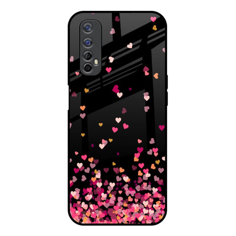 Heart Rain Fall Glossy Case For Realme 7