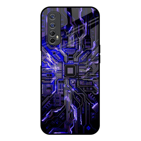 Techno Color Pattern Glossy Case For Realme 7