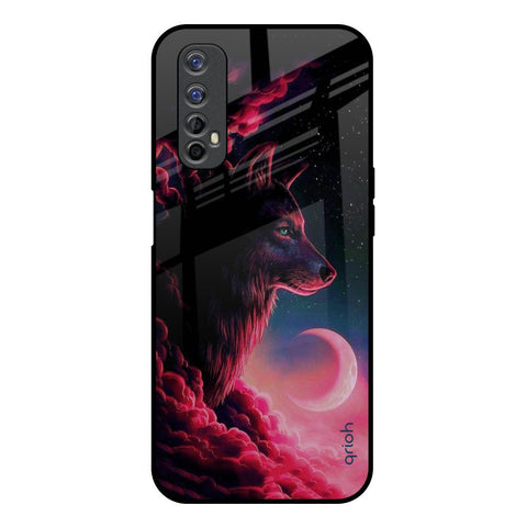 Moon Wolf Glossy Case for Realme 7