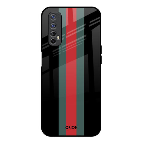 Vertical Stripes Glossy Case for Realme 7