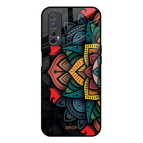 Retro Gorgeous Flower Glossy Case for Realme 7