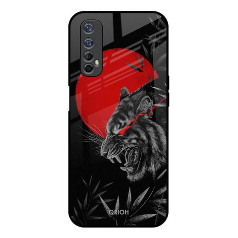 Red Moon Tiger Glossy Case for Realme 7