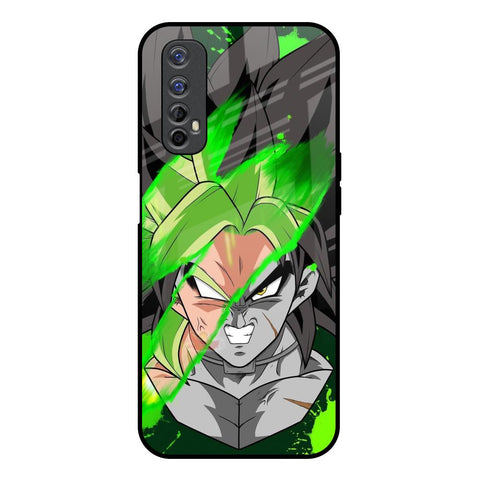 Anime Green Splash Glossy Case for Realme 7