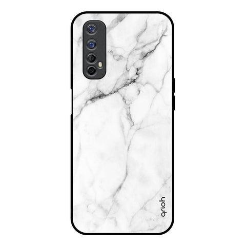 Modern White Marble Glossy Case for Realme 7