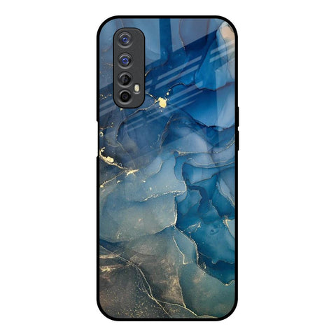 Blue Cool Marble Glossy Case for Realme 7