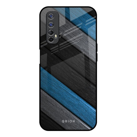Multicolor Wooden Effect Glossy Case for Realme 7