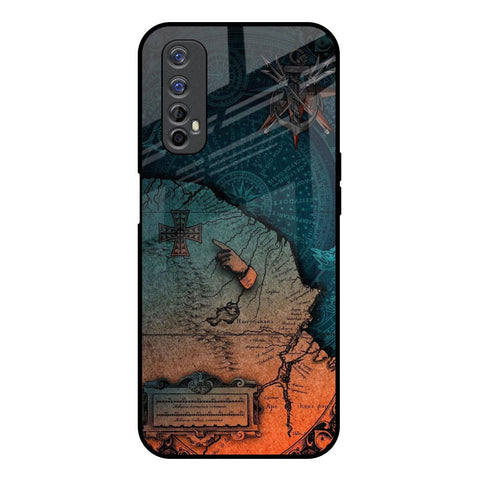 Geographical Map Glossy Case for Realme 7