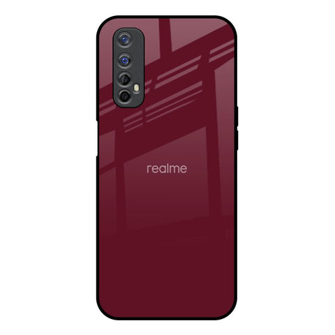 Classic Burgundy Glossy Case for Realme 7