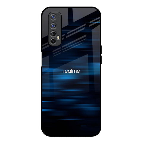 Blue Rough Abstract Glossy Case for Realme 7