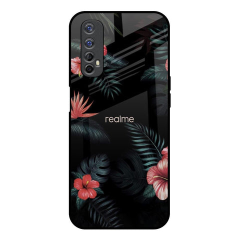 Tropical Art Flower Glossy Case for Realme 7