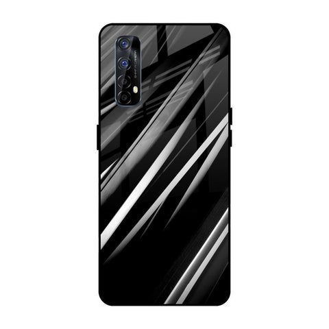 Black & Grey Gradient Glossy Case For Realme 7