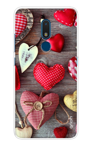 Valentine Hearts Soft Cover for Nokia C3