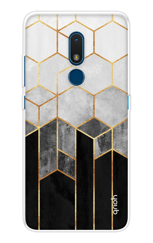 Hexagonal Pattern Soft Cover for Nokia C3