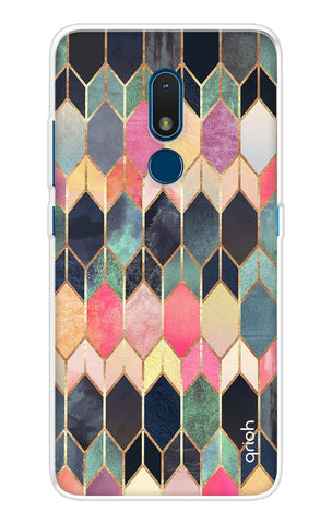 Shimmery Pattern Soft Cover for Nokia C3
