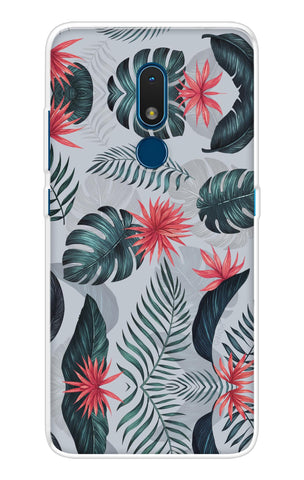 Retro Floral Leaf Soft Cover for Nokia C3