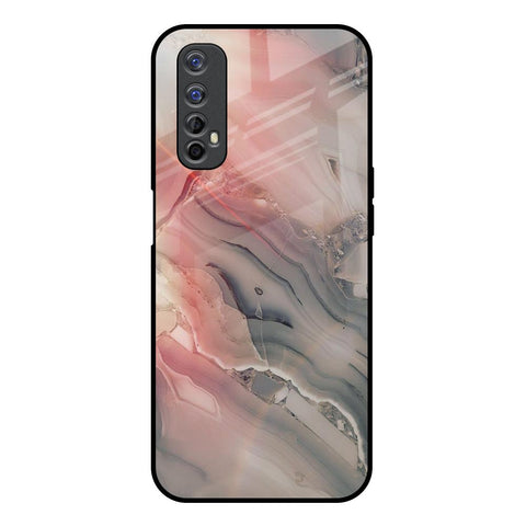 Pink And Grey Marble Glossy Case For Realme Narzo 20 Pro