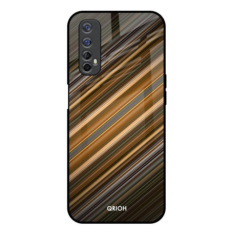 Diagonal Slash Pattern Glossy Case for Realme Narzo 20 Pro
