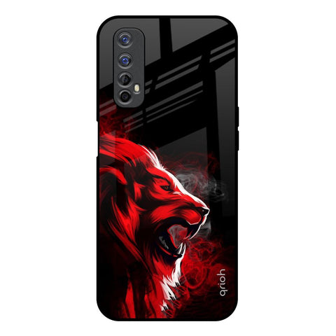 Red Angry Lion Glossy Case for Realme Narzo 20 Pro