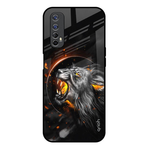 Aggressive Lion Glossy Case for Realme Narzo 20 Pro