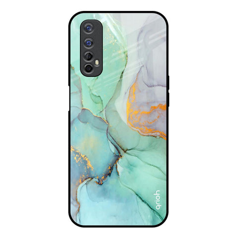 Green Marble Glossy Case for Realme Narzo 20 Pro