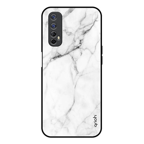 Modern White Marble Glossy Case for Realme Narzo 20 Pro