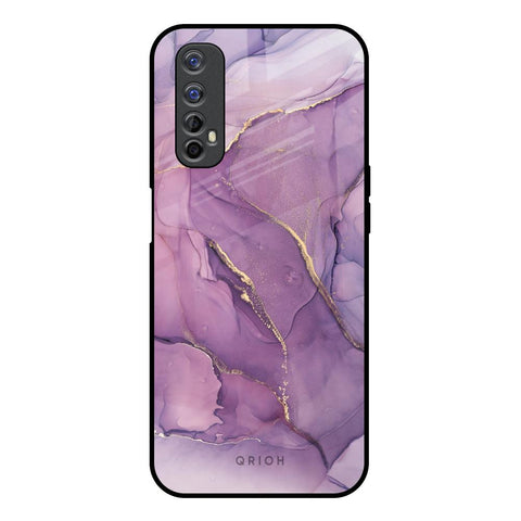 Purple Gold Marble Glossy Case for Realme Narzo 20 Pro