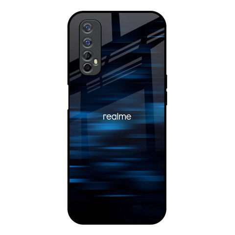 Blue Rough Abstract Glossy Case for Realme Narzo 20 Pro